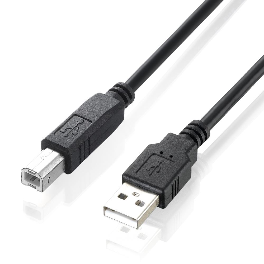 Lballist USB 2.0 Printer Kabel USB Type A Male naar B Male Folie Gevlochten (binnen) afgeschermde 30 cm 50 cm 1 m 1.5 m 1.8 m 3 m 5 m