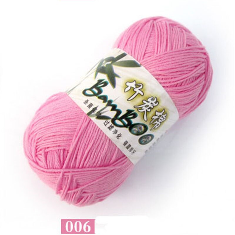 70% bamboo fiber 30% cotton hand knitting yarns Anti-Shrink Baby yarns crochet thread cotton thread thick bamboo cotton yarn: 006