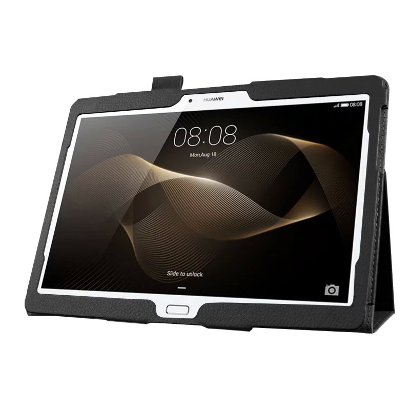 Case for Huawei M2 10.0&quot; Ultra thin Smart Cover for M2-A01L / M2-A01M / M2-A01W 10.1 tablet pc+free Touch pen+Screen Protector