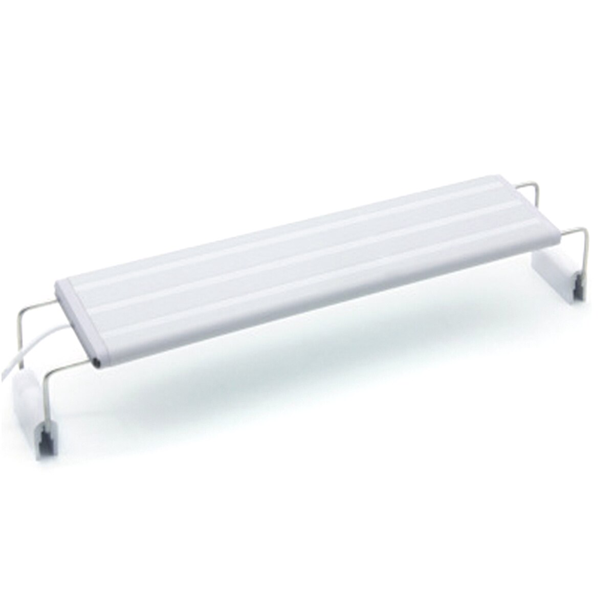 Iluminación LED delgada 5730SMD para acuario, barra de luz para pecera, lámpara de Clip con soporte extensible, LED azules y blancas
