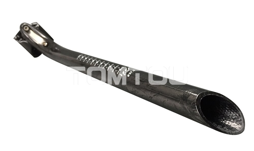 Mat blank ud carbon sadelpind mountain/road cykel sadelstolpe cykel mtb dele 27.2/30.8/31.6mm 25 mm offset længde 350/400mm