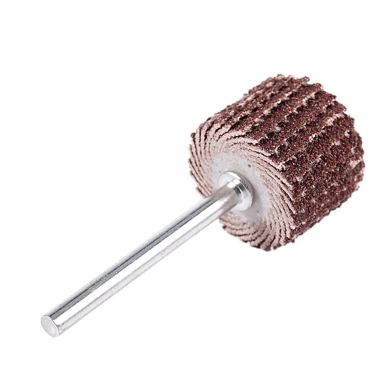 50Pcs Shank Mounted Flap Wheels with 1/8 Inch Mandre0.4Inch X0.4 Inch Abrasive Flap Drum,Abrasive Sanding Wheel Polishing Buffin