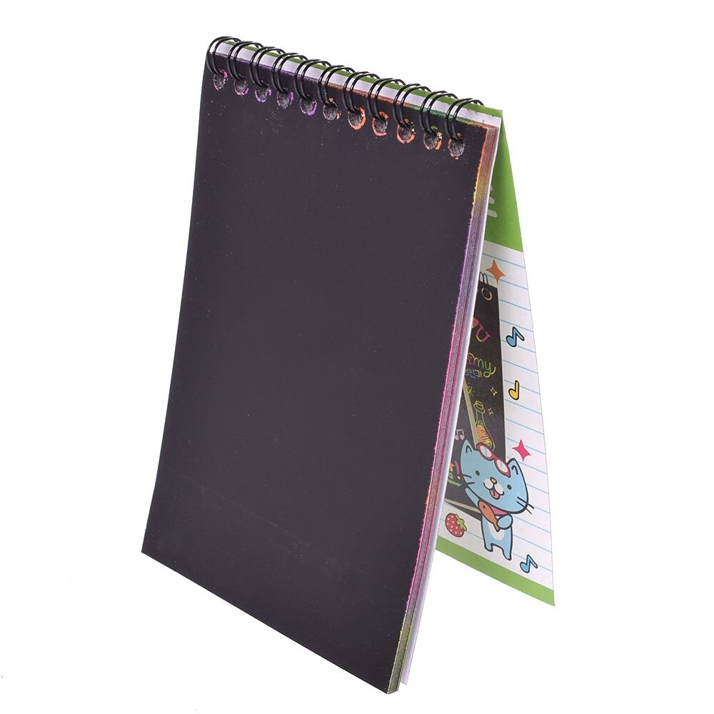 Kleur DIY Scratchbook Scratch Note Boek Tekening Kinderen Kids Schilderen Graffiti