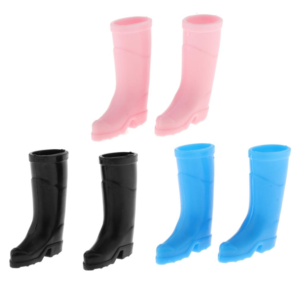 Mini Plastic Rain Boot for 1:12 Dolls House Garden Yard Decoration Accs