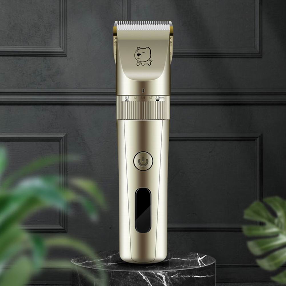 Elektrische tondeuse voor huisdieren, hondentrimmer, gereedschapsset met usb-oplaadbare, geluidsarme scheerapparaten voor huisdieren, honden en katten.