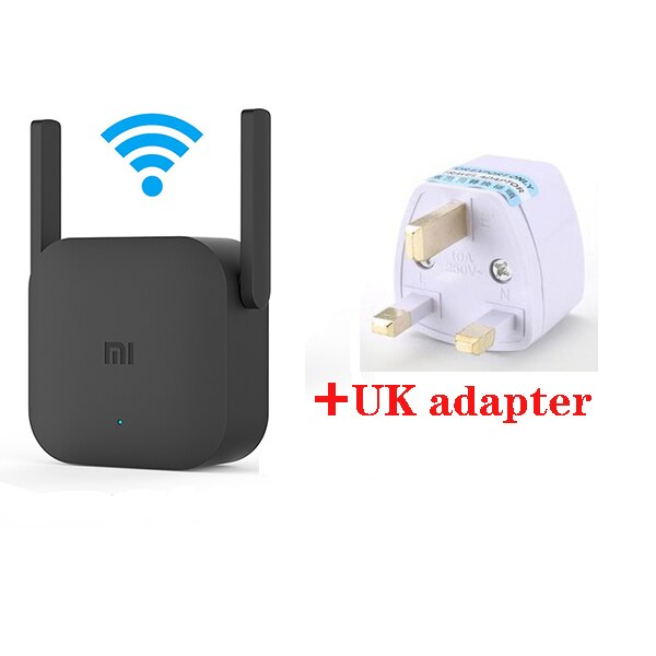 Xiaomi Wifi Versterker Pro 300Mbps Amplificador Wifi Repeater Wifi Signaal Cover Extender Repeater 2.4 Xiao Mi Wifi Versterker: add UK Adapter