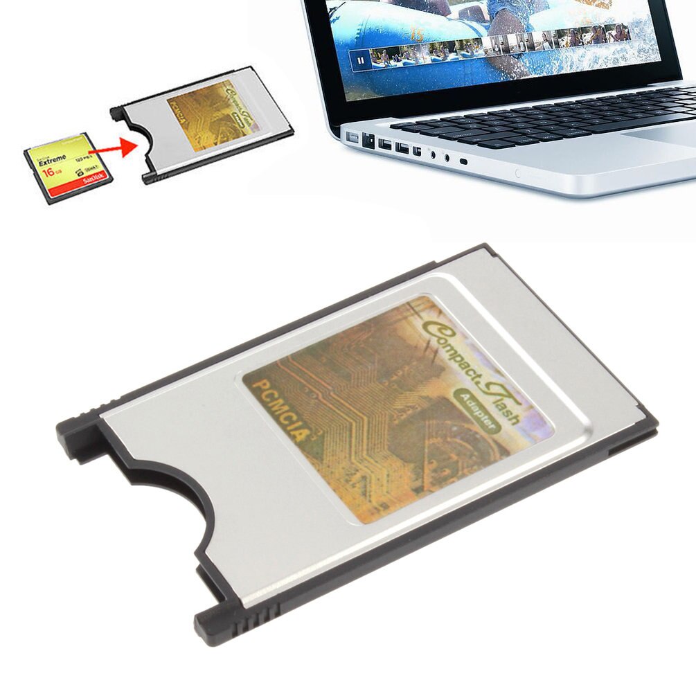 CF Card Reader High Speed External COmpact CF Falsh Memory Card Adapter Reader CF Card to PC Card Reader CF Card to Laptop