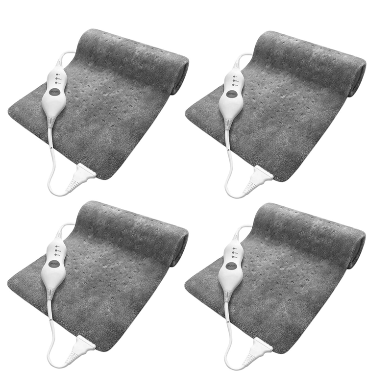 B84B-4X Extra Large Electric Heating Pad For Back Pain And Cramps Relief 12X24 Inch For Moist & Dry Therapy US Plug