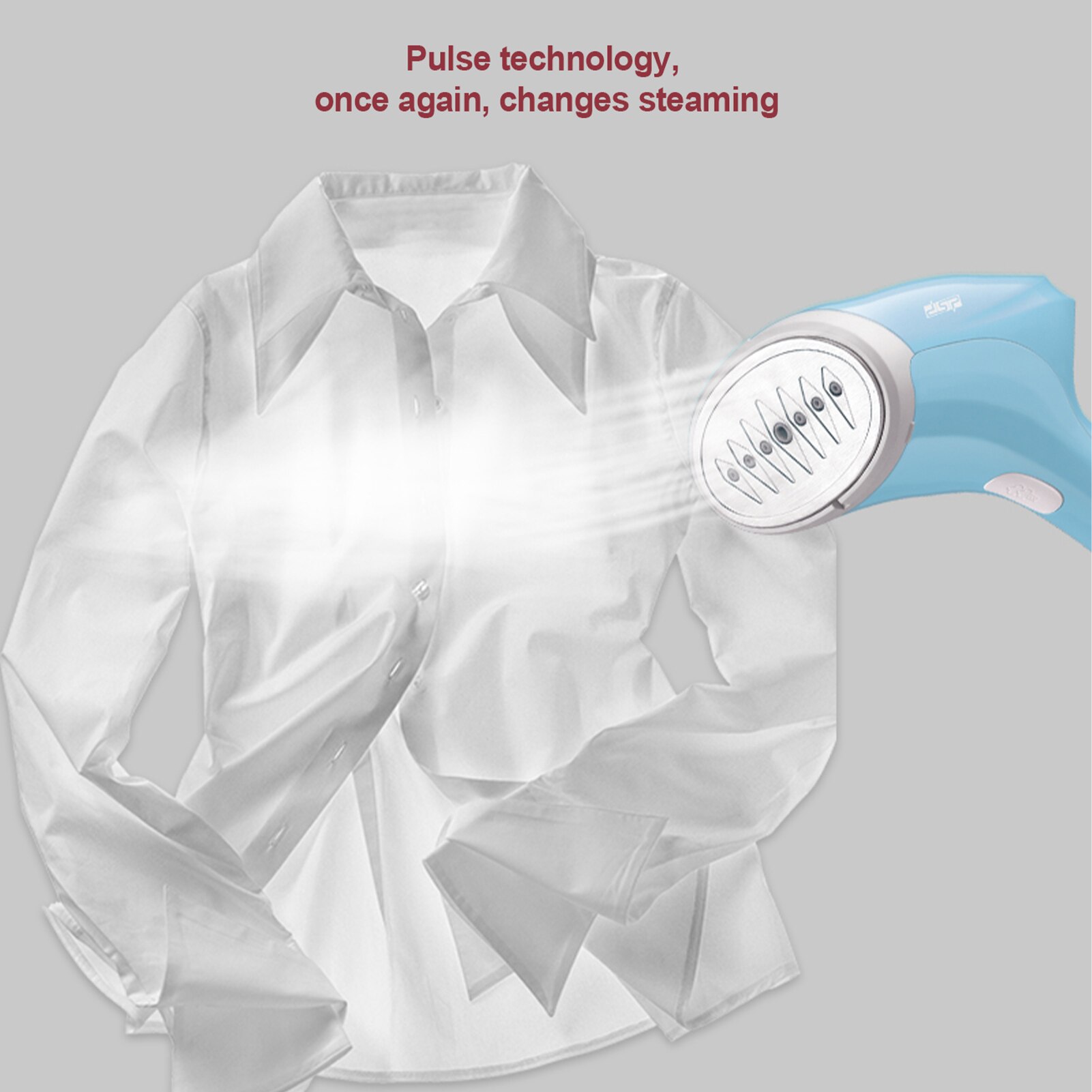 Garment Steamer Portable Handheld Fabric Steamer Wrinkle Remover 1500 Watts 220ml Capacity Water Tank Stainless Steel Nozzle