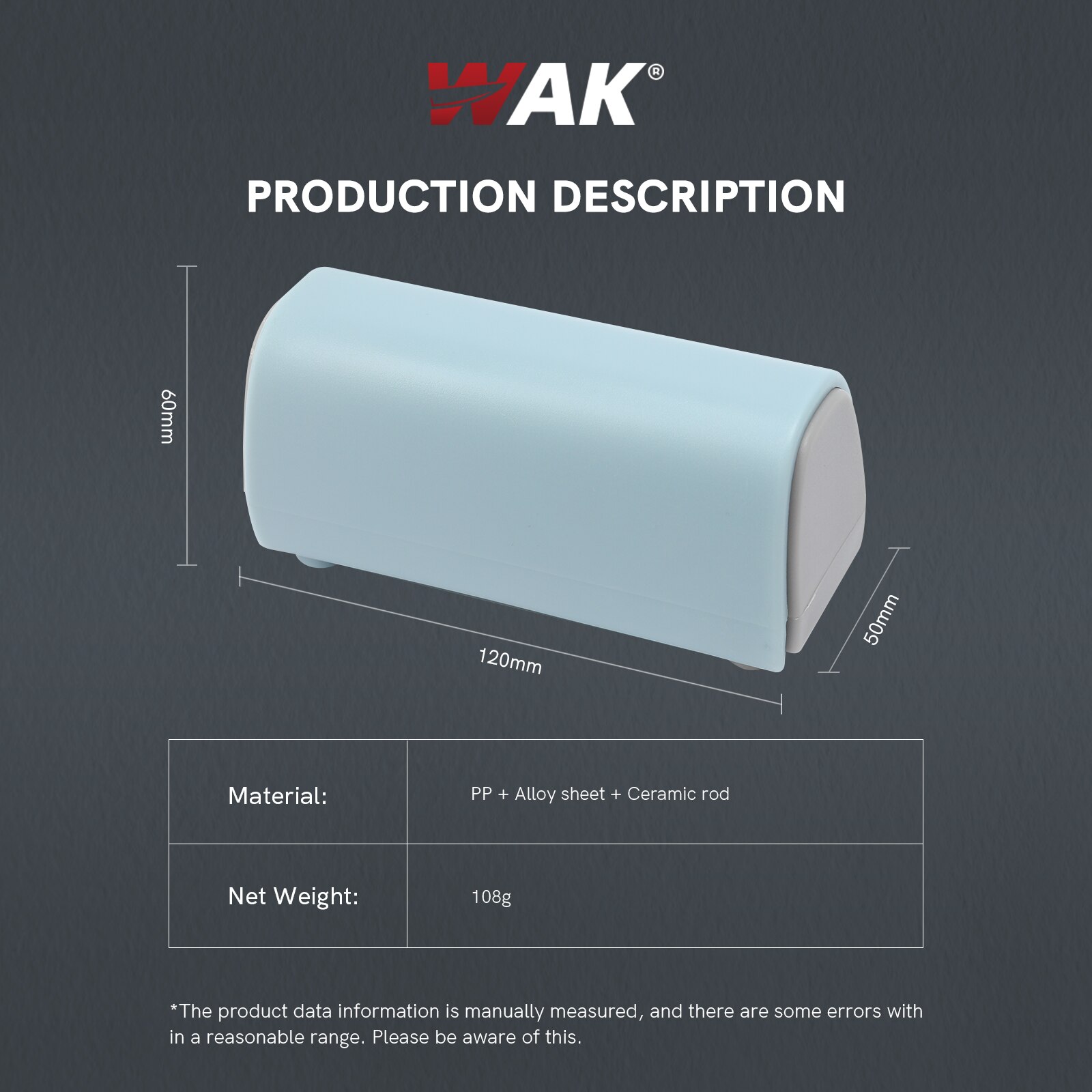 WAK Multifunctional Kitchen Sharpener Portable Kitchen Knives Sharpening Tool Manual Knives Sharpener System Kitchen Gadgets