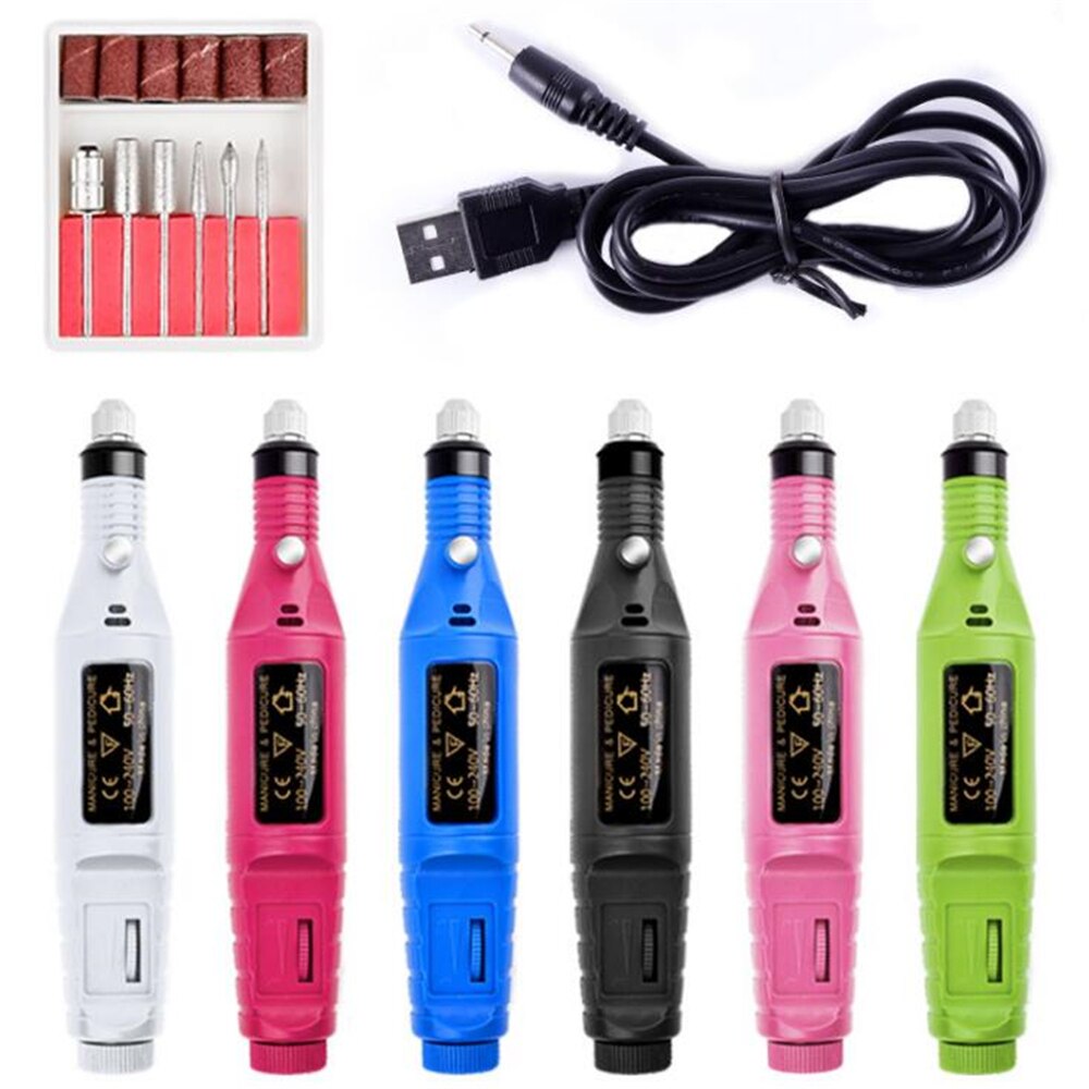 Electric Nail Drill Machine Manicure Machine Pedicure Drill Set Nail File Grinder Polisher Nail Art Equipment Tools