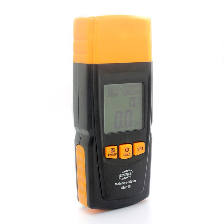 GM610 Digital LCD Display Wood Moisture Meter Gauge Humidity Tester