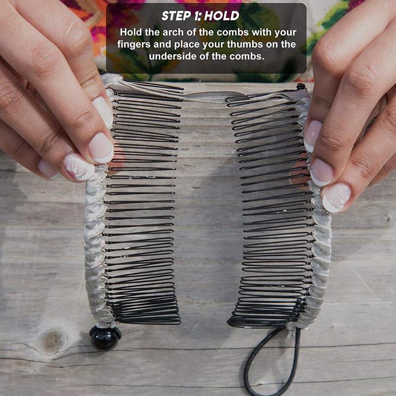 Vintage pinza Banana para el pelo peine perezoso peine del pelo de Clip Vintage, accesorios para el cabello para mujer