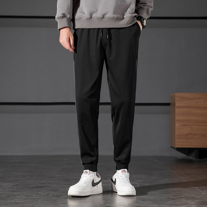 Men's Autumn Winter Super Warm Pants Trousers Classic Brand All-Match Sports Plus Cashmere Sports Pants Drawers Men Outdoor 4XL