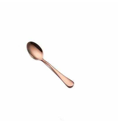 Spklifey Goud Serviesje Bruiloft Gouden Reizen Bestek Set Roestvrij Staal Diner Mes Vork Scoops Zilverwerk: tea spoon
