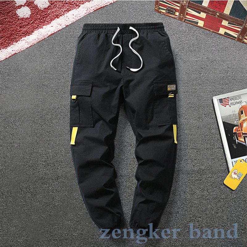 Tynde sektionsbukser herre plus size forårsmærke overalls løse store størrelser sportsbukser herrebukser fritidsbukser joggers herre