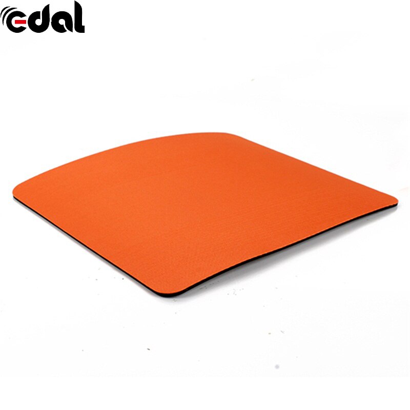 215*175*3mm Unique Durable Mouse Pad Mat Useful Mice Pad For Optical / Trackball Mouse Mat Black/Orange