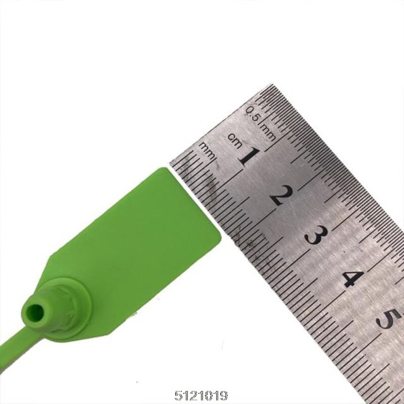 upuszczać Hurt 100 sztuk jednorazowe plastikowe ciągnąć-tite plomby Signage numerowane samego siebie zamki Dropshipping