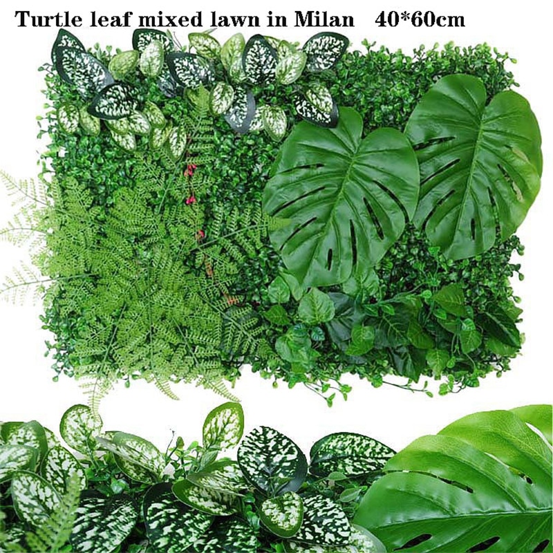 Mur végétal vert pour la maison jardin mur de mariage Landscap vert plastique pelouse porte boutique toile de fond décor mur végétal artificiel