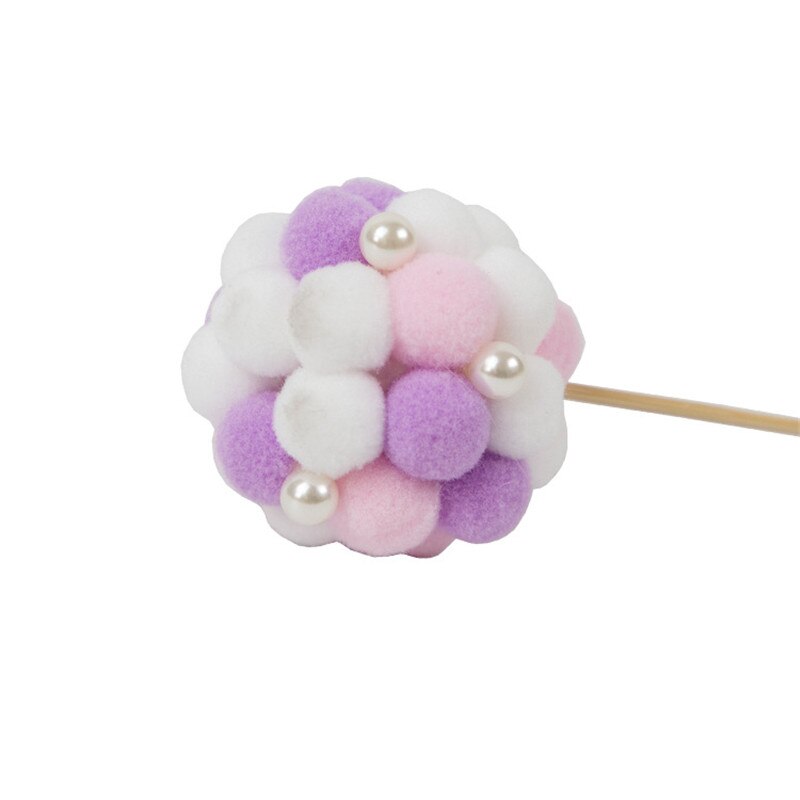 1 sztuk DIY Wykonany ręcznie Macaron pompon kolorowe włosy piłka baner dekoracyjny dekoracja robić pokoju dziecięcego pościel zderzaki dla dziecka akcesoria dla dzieci: F