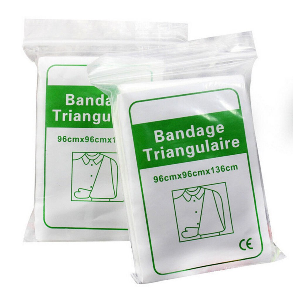 1Pack Medische Bandage Driehoekige Niet-geweven Bandage Medische Dressing Bandage Driehoekige Ehbo Wrap Bandage Veiligheid & Survival