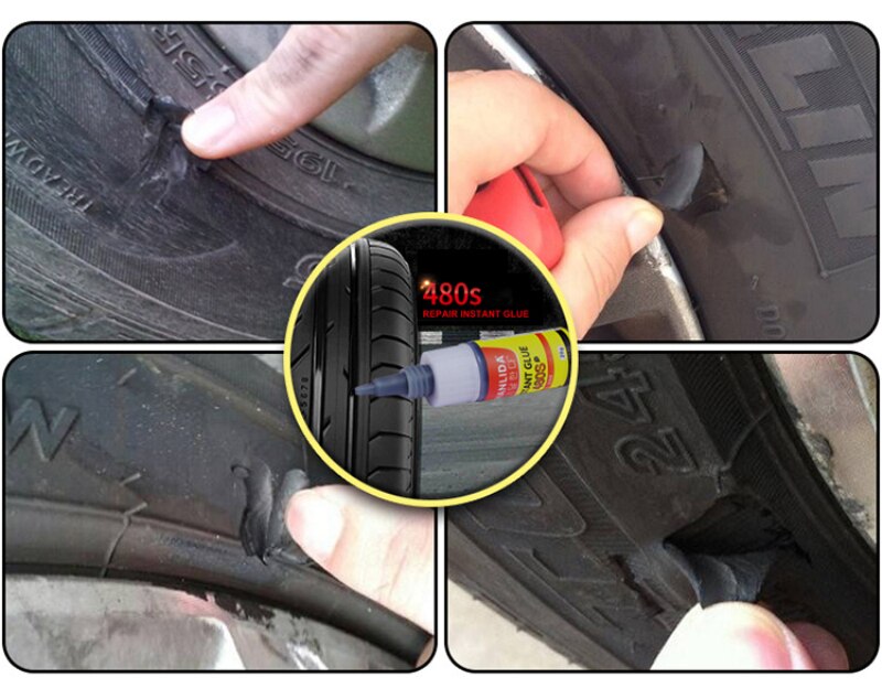Auto Lijmen Band Reparatie Lijm Sealers Super Kalefateren Auto Rubber Reparatie Band Lijm Venster Speaker Seal Band Reparatie Tools