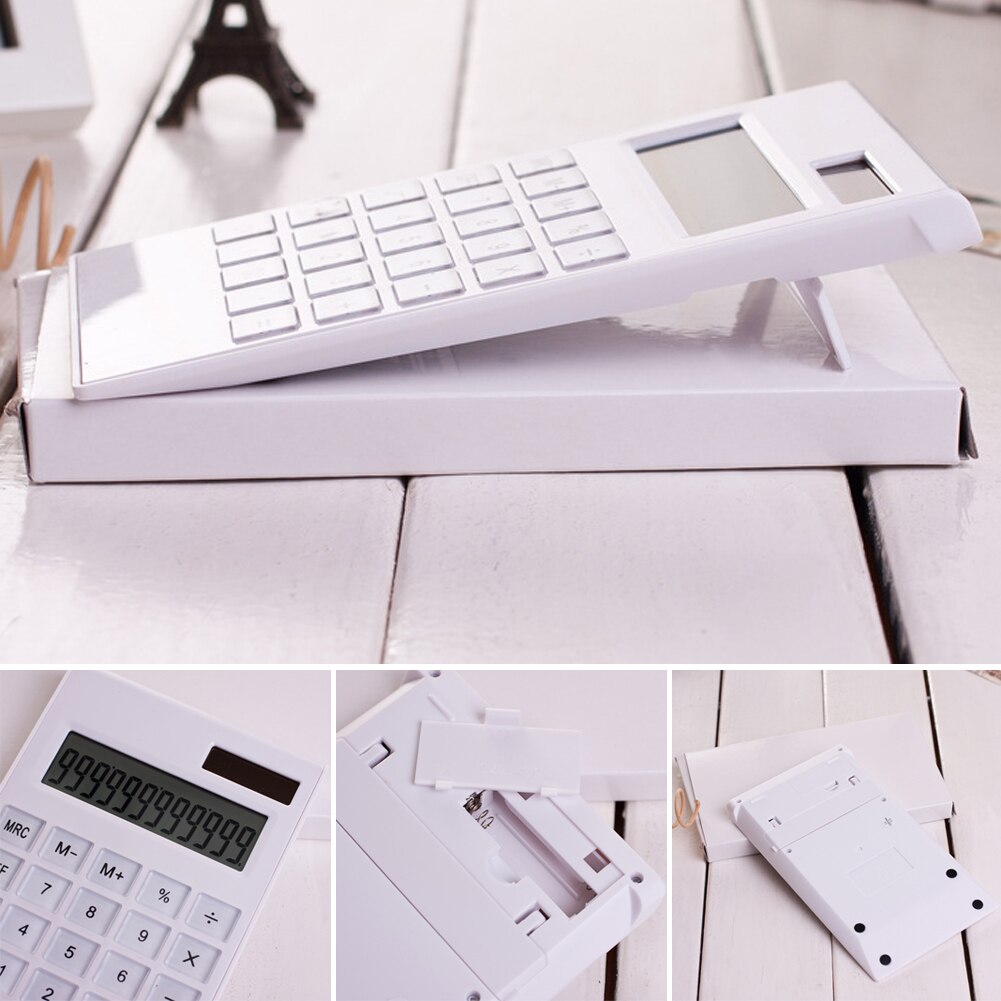Study Stationery Soft Keyboard Digital Universal Solar Powered Handheld Teaching Portable Students Calculator