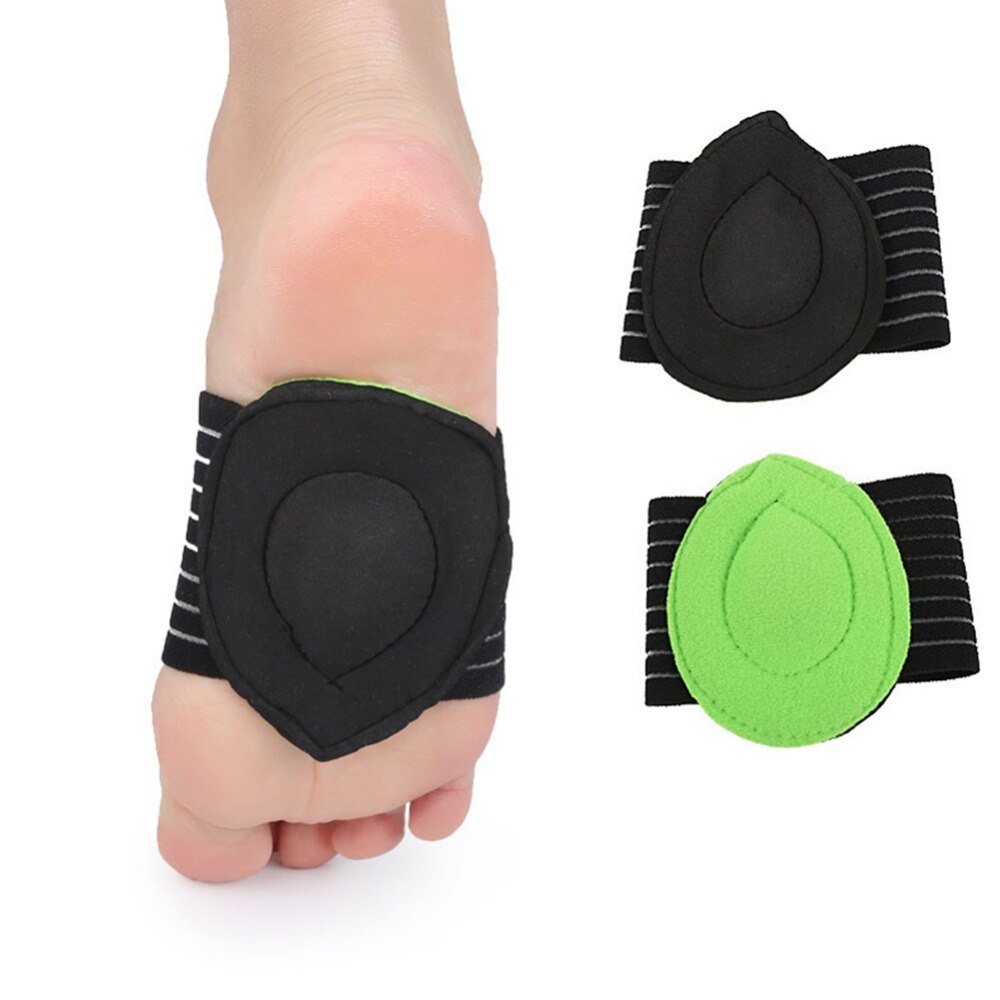 Mounchain 1 Paar Unisex Ankle Protector Orthopedische Mat Bandage Ademend Verdikte Voor Walking Fitness Groen