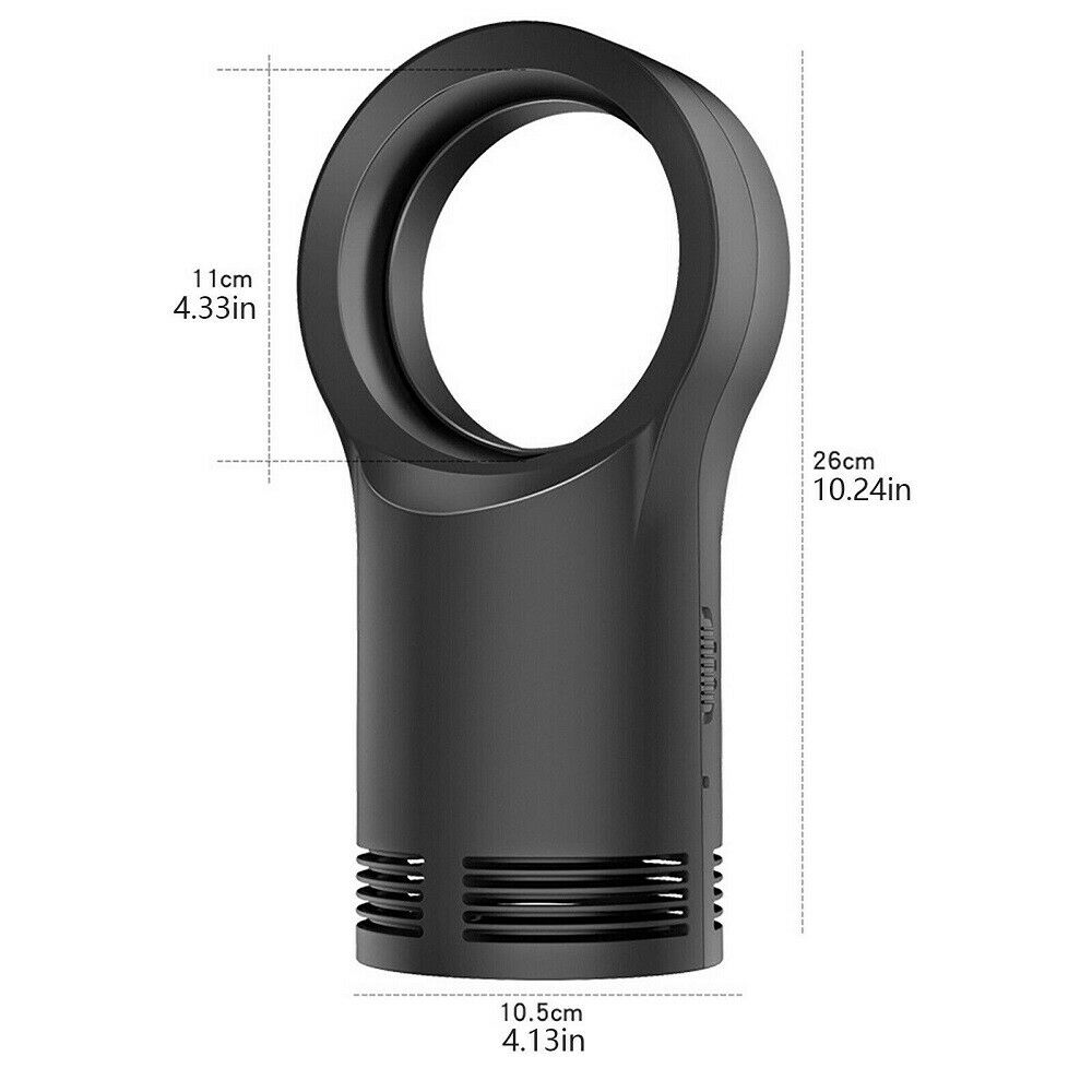 Elektrische mini-kachel, bladloze ventilator, thuis, bureaublad, bladloze verwarmers, ruimteluchtverwarmer, ventilator, mini-slaapkamer, kantoor