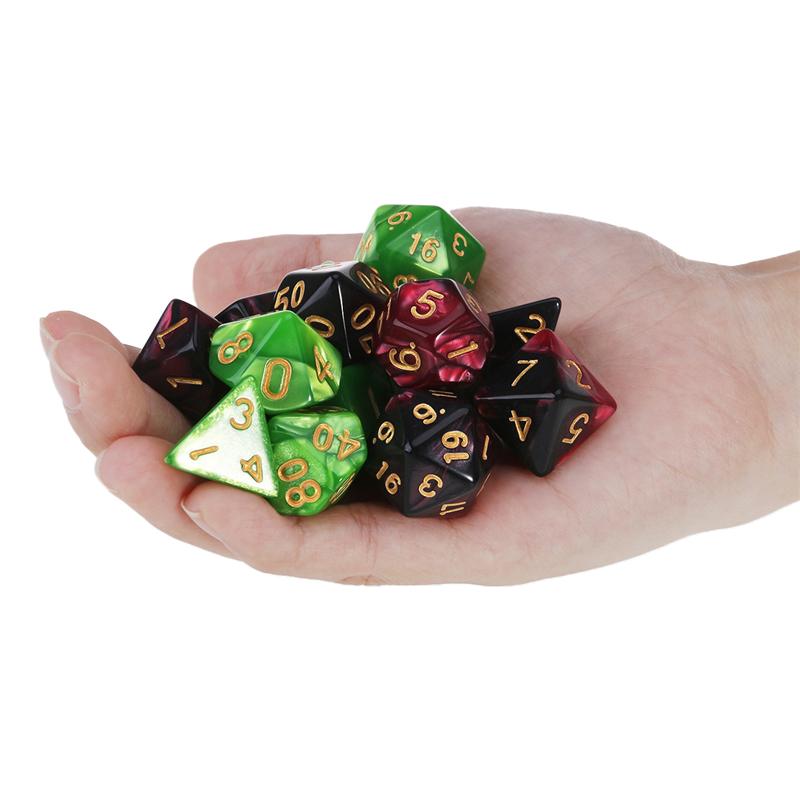 Polyhedral Würfel Anzahl Digitale Würfel Acryl Würfel Brettspiel Würfel Tabelle Spiele Drachen Dungeons DND