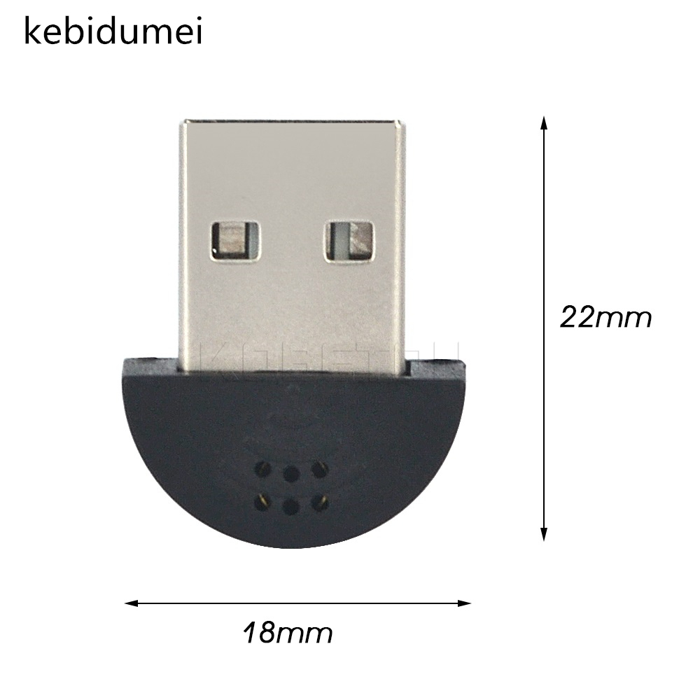 Kebidumei Mini USB 2.0 Microfoon MIC Delicate Audio Adapter Driver Gratis voor MSN PC Notebook Online multi kanaals recorder
