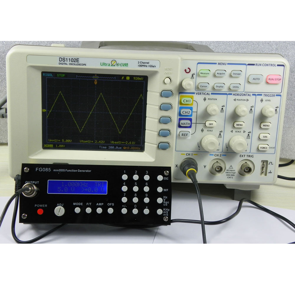 Mini DDS Funktion Signal Generator DIY Bausatz Digitale Synthese frequenz Generator mit Tafel Sinus Platz Sägezahn Dreieck Welle