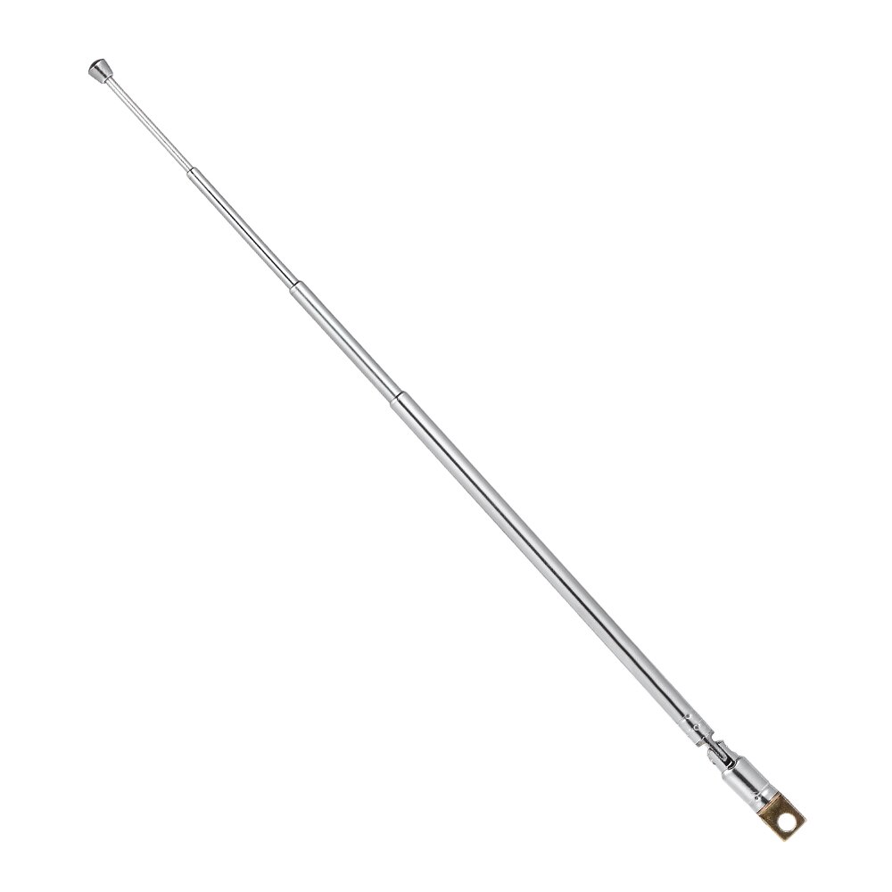 Teleskopisk fm radioantenn 4 sektioner förkromad kopparantenn 360 ° roterbar: Default Title