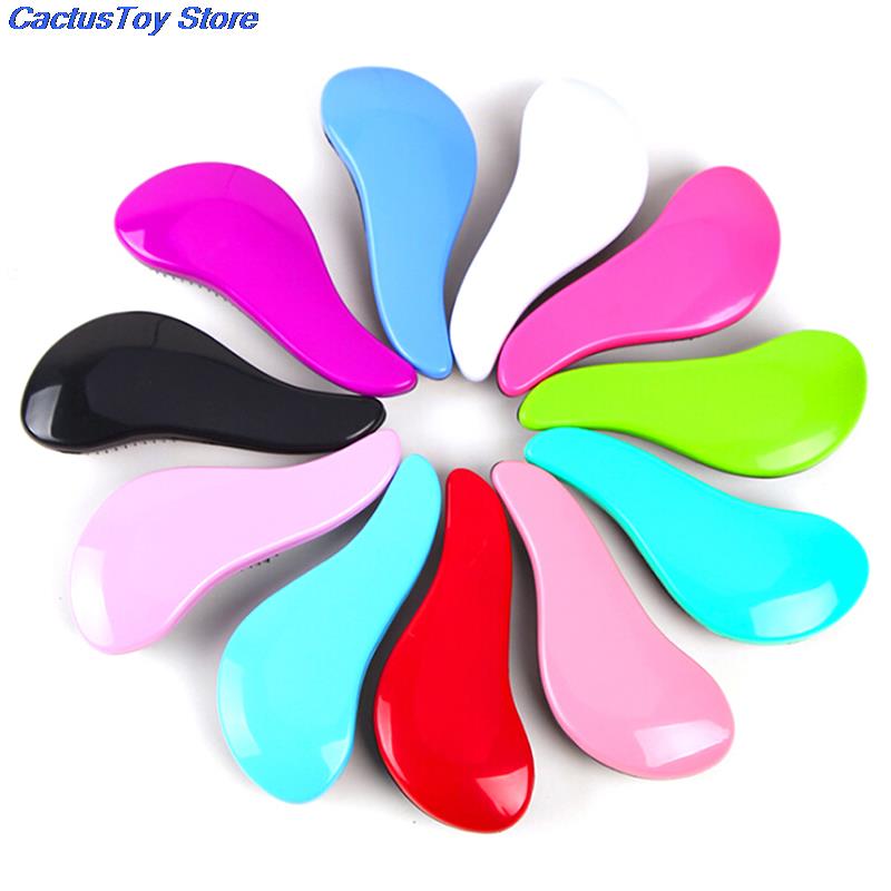 1 Pc Baby Kids Magic Handvat Detangling Kam Douche Borstel Salon Styling Tamer Leuke Nuttig Tool Haarborstel