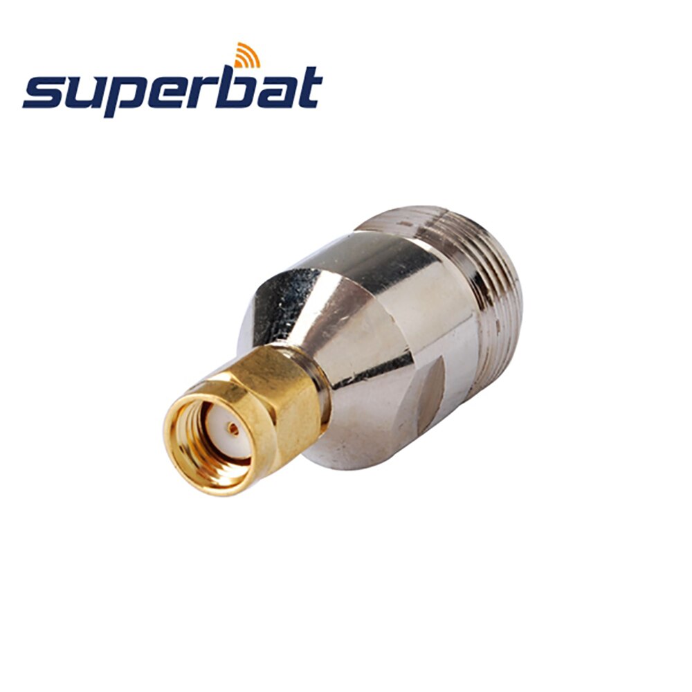 Superbat 5 stk sma-n adapter rp-sma plugg (hunpinne) til n hunnkontakt rett rf koaksialkontakt