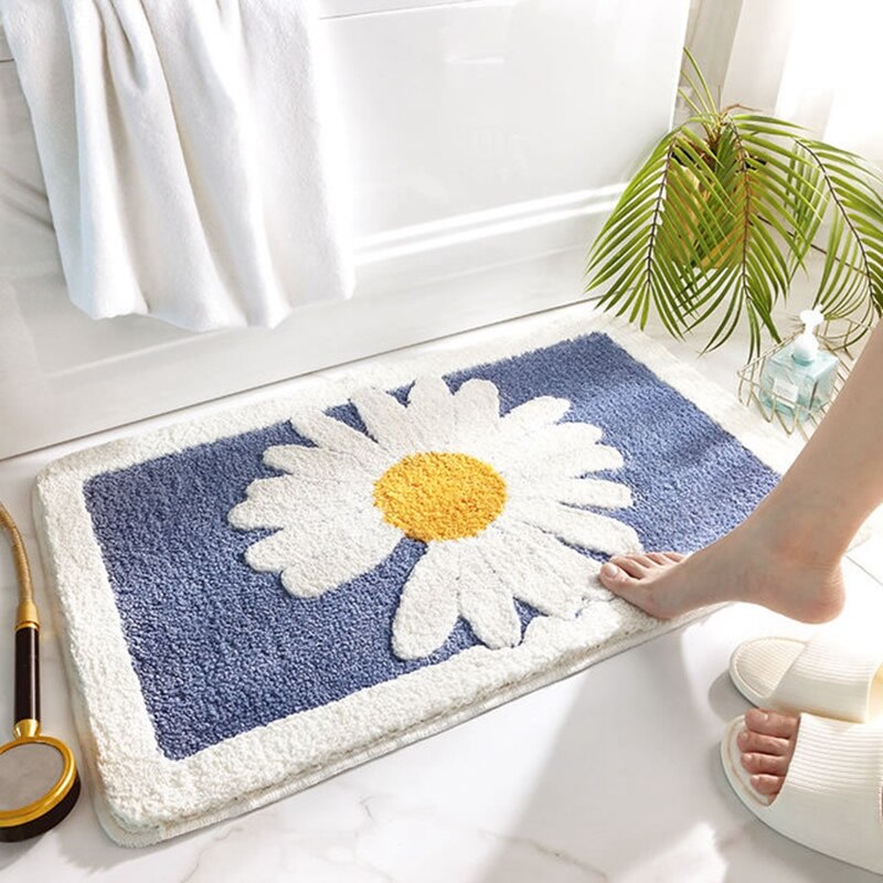 Daisy Deur Mat Voor Slaapkamer Woonkamer Absorberende Keuken Tapijten Antislip Badkamer Floor Tapijten Zachte Voet Pad