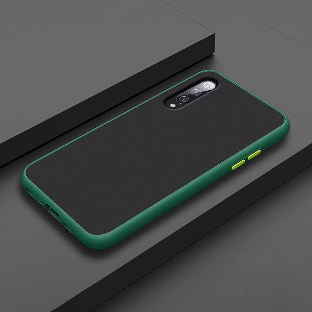 Voor Moto Een Macro Candy Matte Shockproof Armor Telefoon Case Op Moto G8 Spelen G8 Plus Cover Soft Tpu Frame clear Hard Pc Capa Funda: Moto G8 Plus / Dark Green