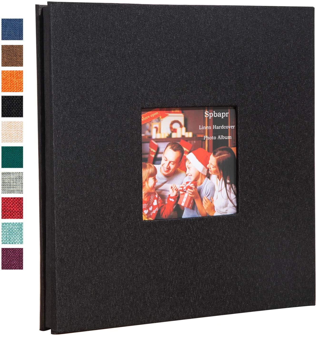 16 Inch 40 Pages Linen Cover DIY Photo Album 3x5 4x6 5x7 8.5x11 Photo Album Sticker Photo Album Big Family Photo Album