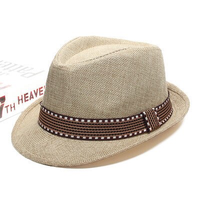 Children's top Hat Spring and Summer Casual Hat Outdoor Party Beauty Retro Gentleman Hat Sunscreen Cowboy Hat: T3