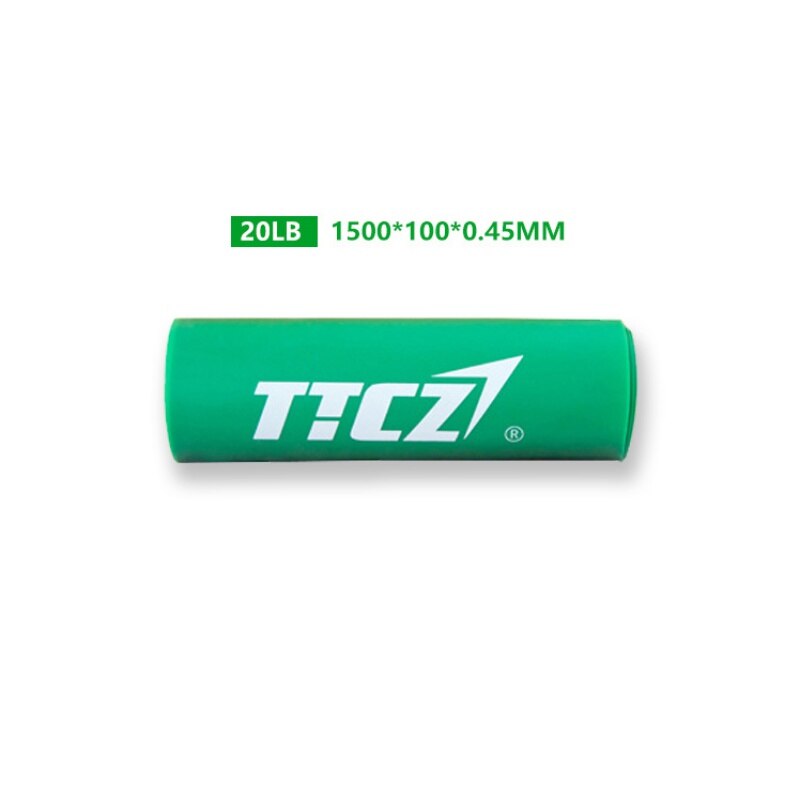 Fitness Exercise Resistance Bands 150Cm Rubber Yoga Elastic Band Resistance Band Loop Rubber Loops: Green