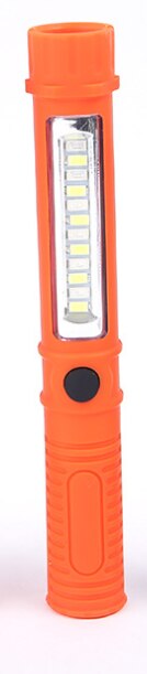 1000 Lumen Mini Draagbare lantaarns Werken Inspectie Fakkels COB LED Multifunctionele Onderhoud zaklamp: Orange