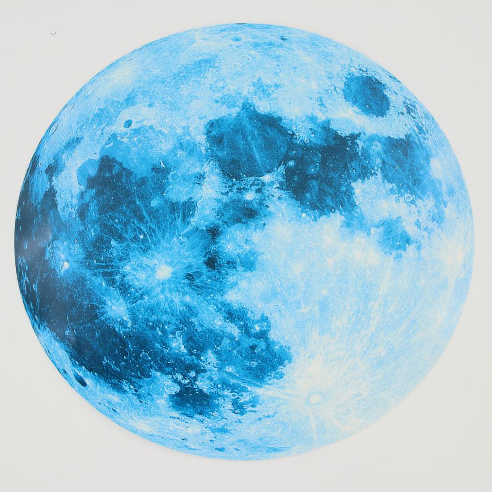 30cm Blue Moon 435pcs Blue Luminous Moon Star Sticker 166pcs Star Decal Decoration: 30cm blue moon