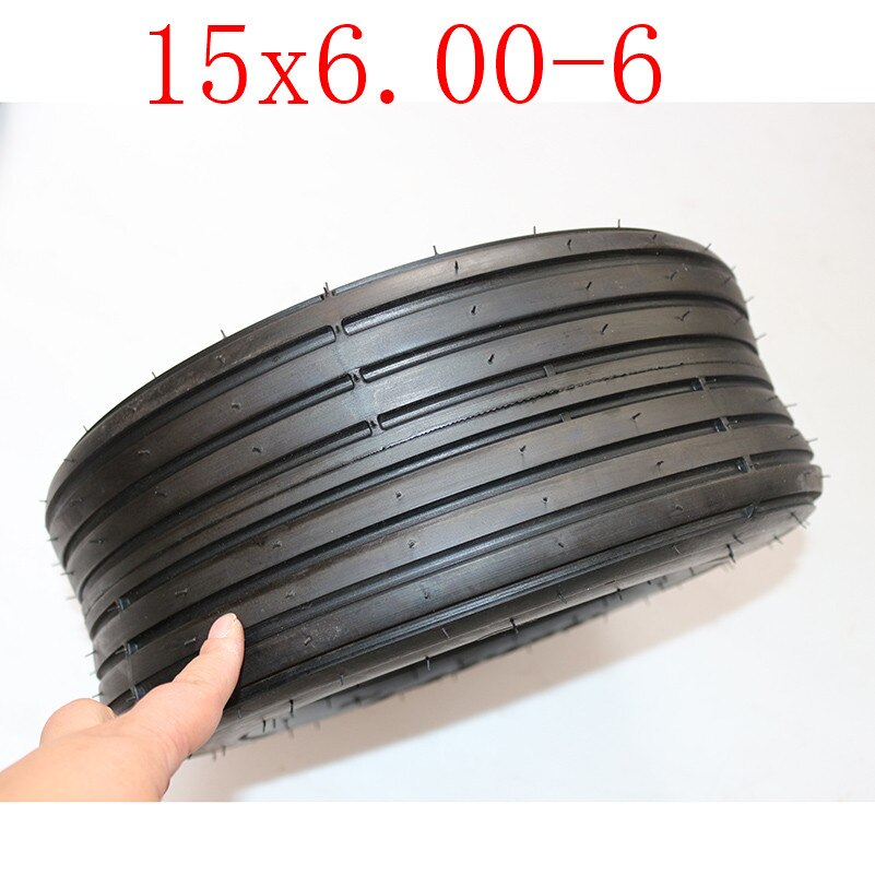 Pneu à vide de 15 pouces pour roues de Scooter électrique pneus avant arrière 15x6.00-6 15x6.00-8 pneu Tubeless de moteur de roue