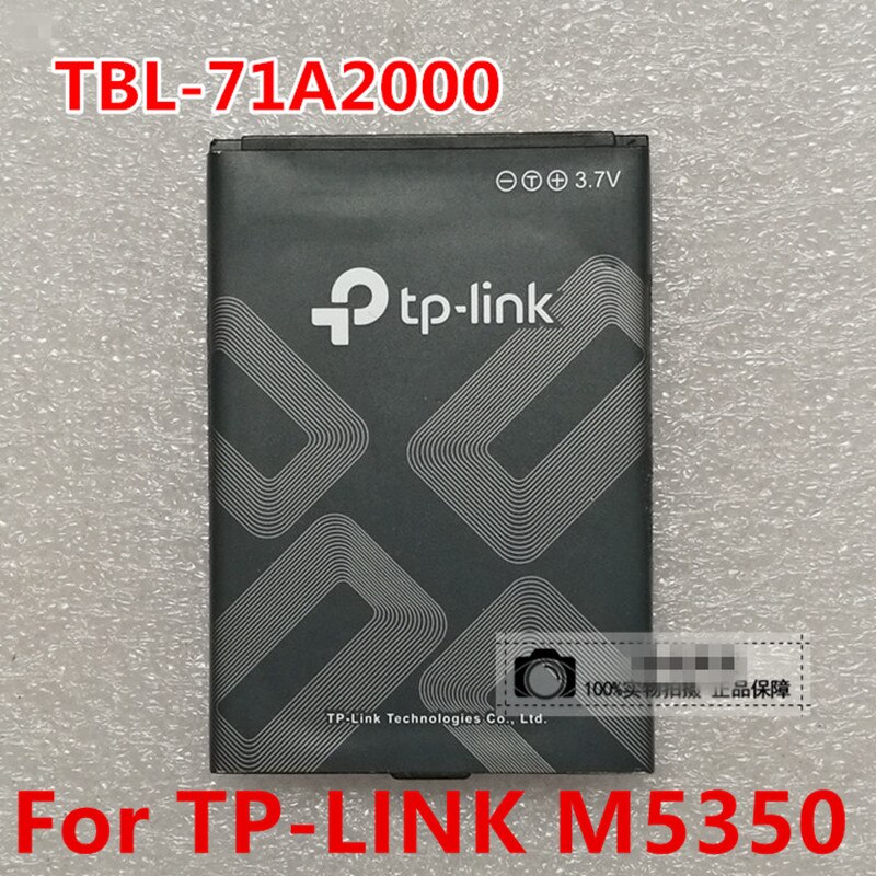 For TP-LINK M5350 Battery 2000mAh 3.7V TBL-71A2000 TL-TR861 761 wifi mifi baterie