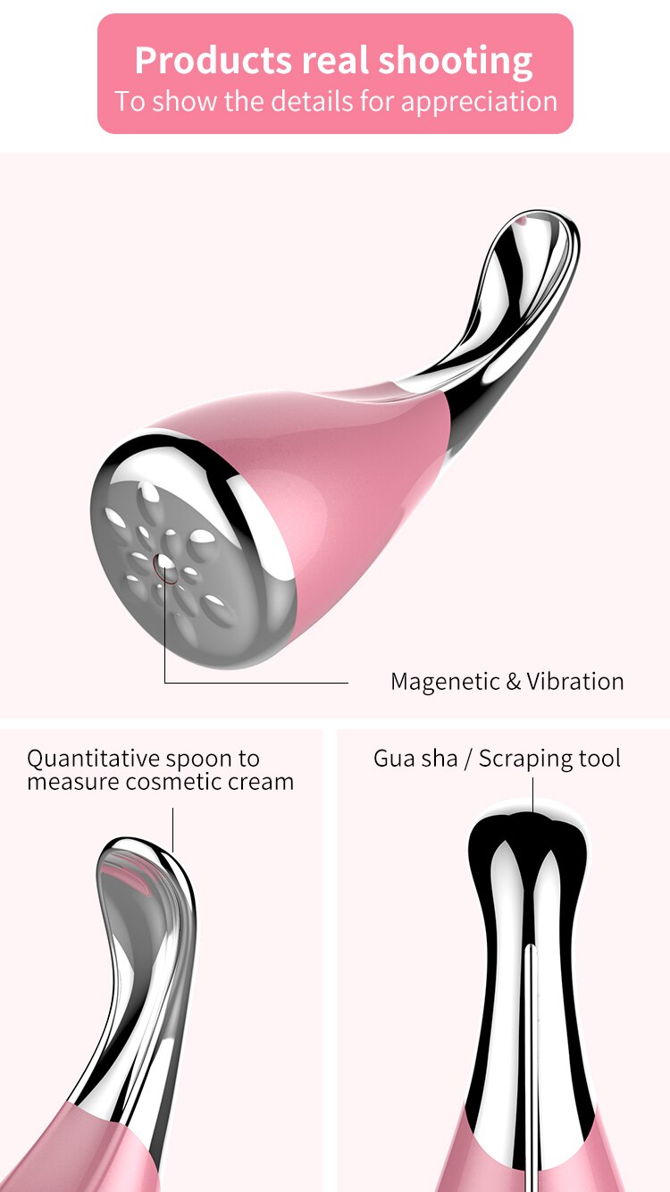 Mikro-vibration pieni käsipaino maahantuonti instrumentti magneetti + ioni essence tuonti kauneuskone
