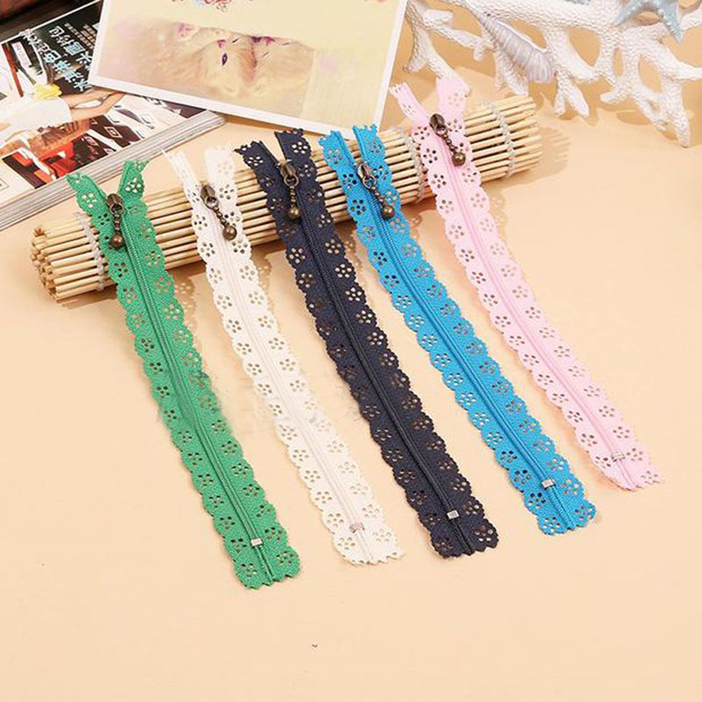 10 Pcs Kant Zijde Ritsen Nylon Naaien Rits Accessoires Portemonnee Of Zakken Vervaardigen Tool Decorating Rits