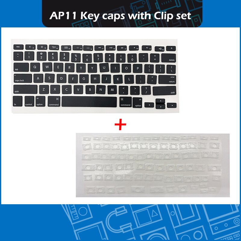 AP11 Key caps Scissor Clip set for Macbook A1370 A1465 A1369 A1466 A1425 A1502 A1398 Keys with Hinge