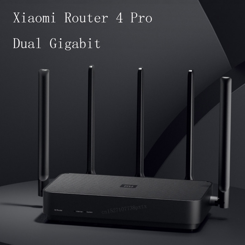 Xiaomi router 4 zawodowiec Gigabit 2.4G/5.0GHz dwuzakresowy 1317 mb/s 128Baran Wifi przekaźnik 5 anteny o wysokim zysku szerszy router bezprzewodowy IPv6