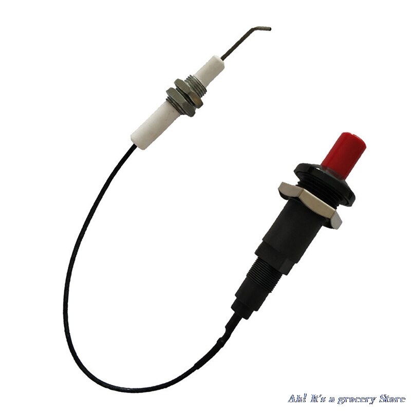 Piezo Vonk Ontsteking Set Met Kabel 30Cm Drukknop Keuken Gasfornuis Aanstekers