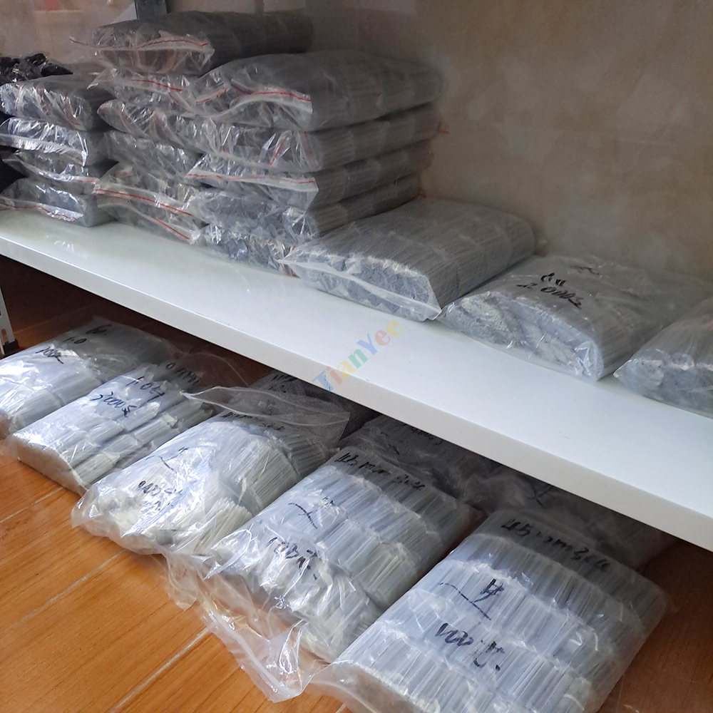 1000pcs lot 60mm 45mm 40mm Bare Fiber Cable Fiber Fusion Protection Splice Sleeves Heat Shrinkable tube